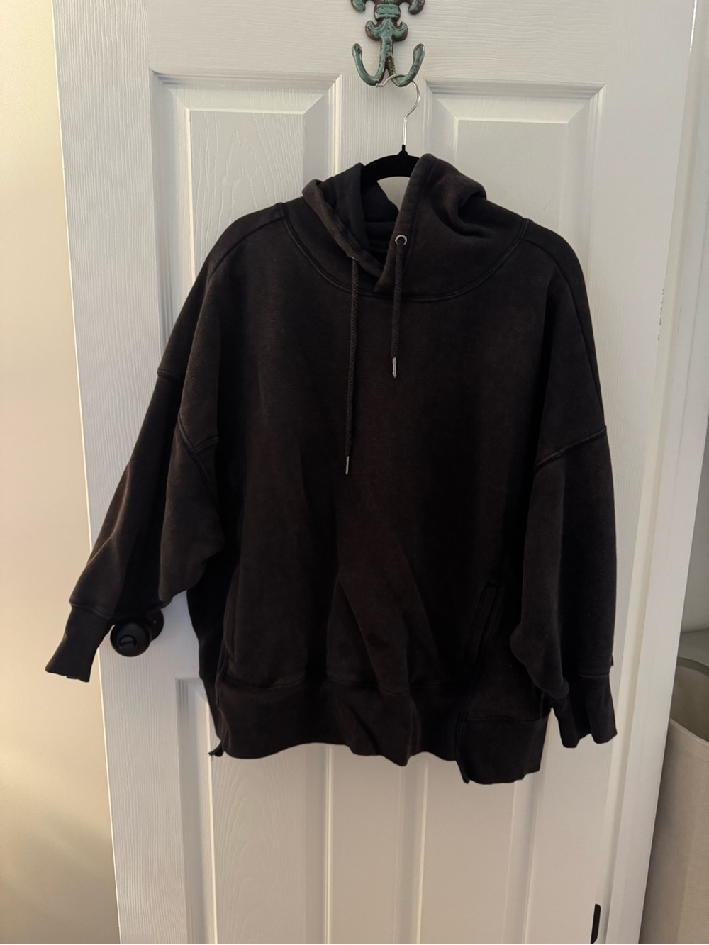 FP Movement by Free People Oversized Black Hoodie Sweatshirt - Picture 1 of 3